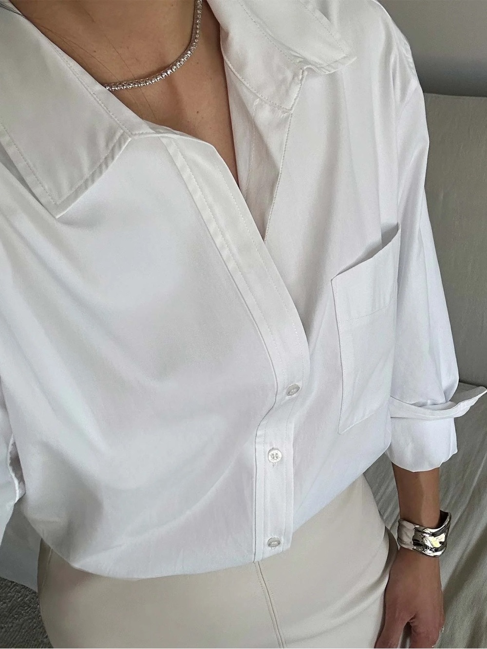 Brochu Walker The Everyday Shirt in Salt White